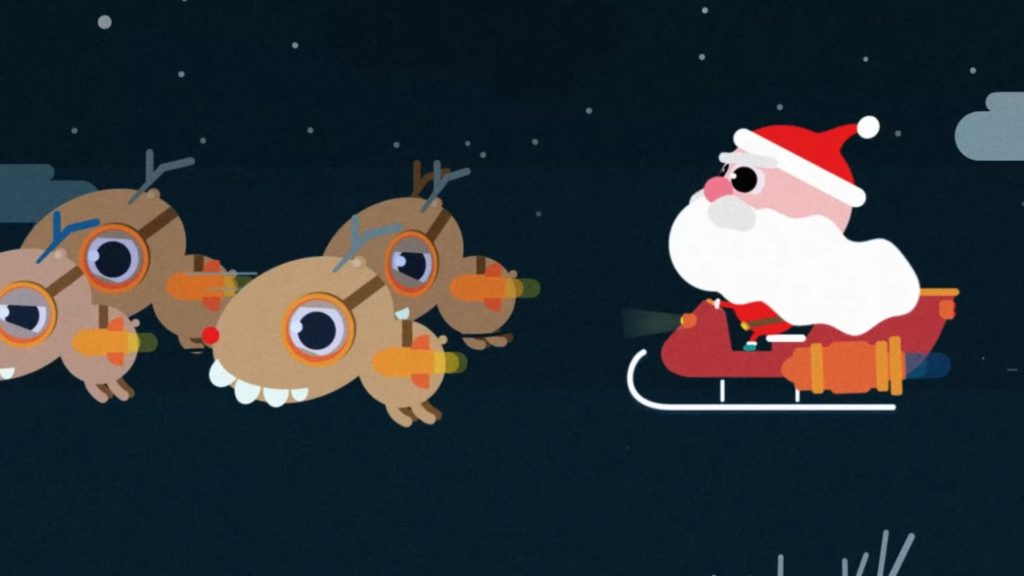 animacja świąteczna kartka multimedialna 